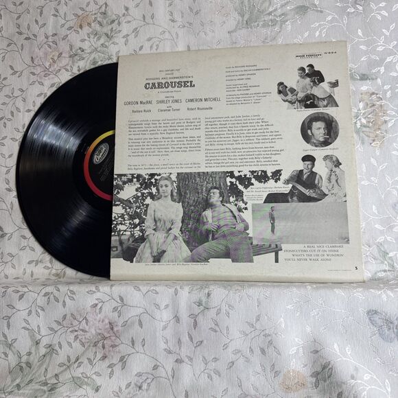 Rodgers & Hammerstein's Carousel Record 33 RPM LP SW694 Capitol Records 1958 Y - Picture 2 of 2